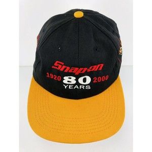Vintage Snap On Tools Snapback Hat Cap Embroidered 80 Years Trek